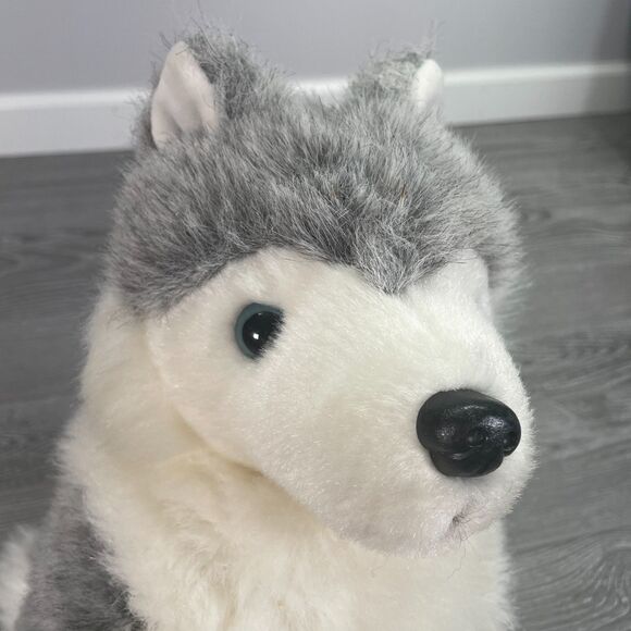 Vintage 1993 Ty Classic 15in Timber the Siberian Husky Wolf Puppy Dog Bean Plush - Picture 2 of 12